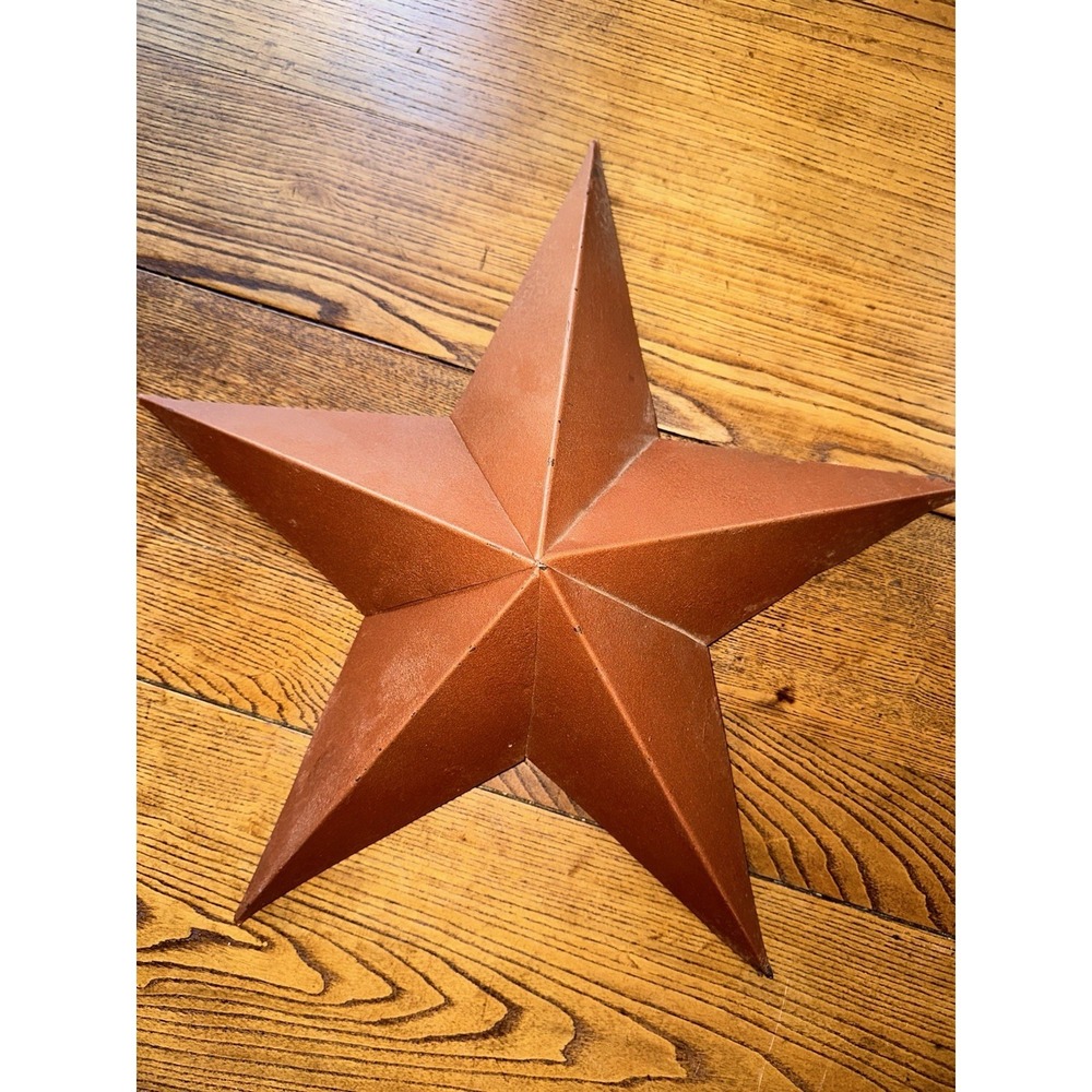 Vintage rusty Metal Country Barn Star Country Primitive rustic Wall Décor 18"